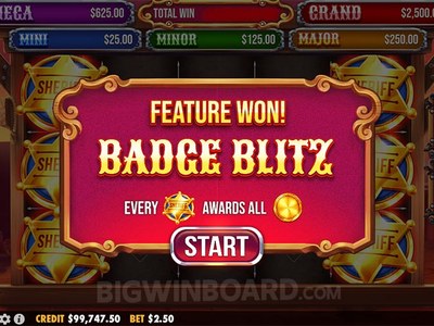Badge Blitz — автомат Playson в казино Драгон Мани