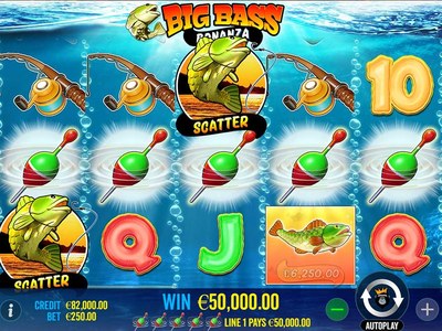Big Bass Bonanza — автомат NetEnt в казино Драгон Мани